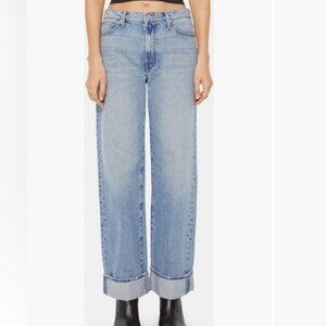 Mother Jeans The Dodger Skimp Cuffed Wide Leg 29 New With Tags in Leap Of Faith